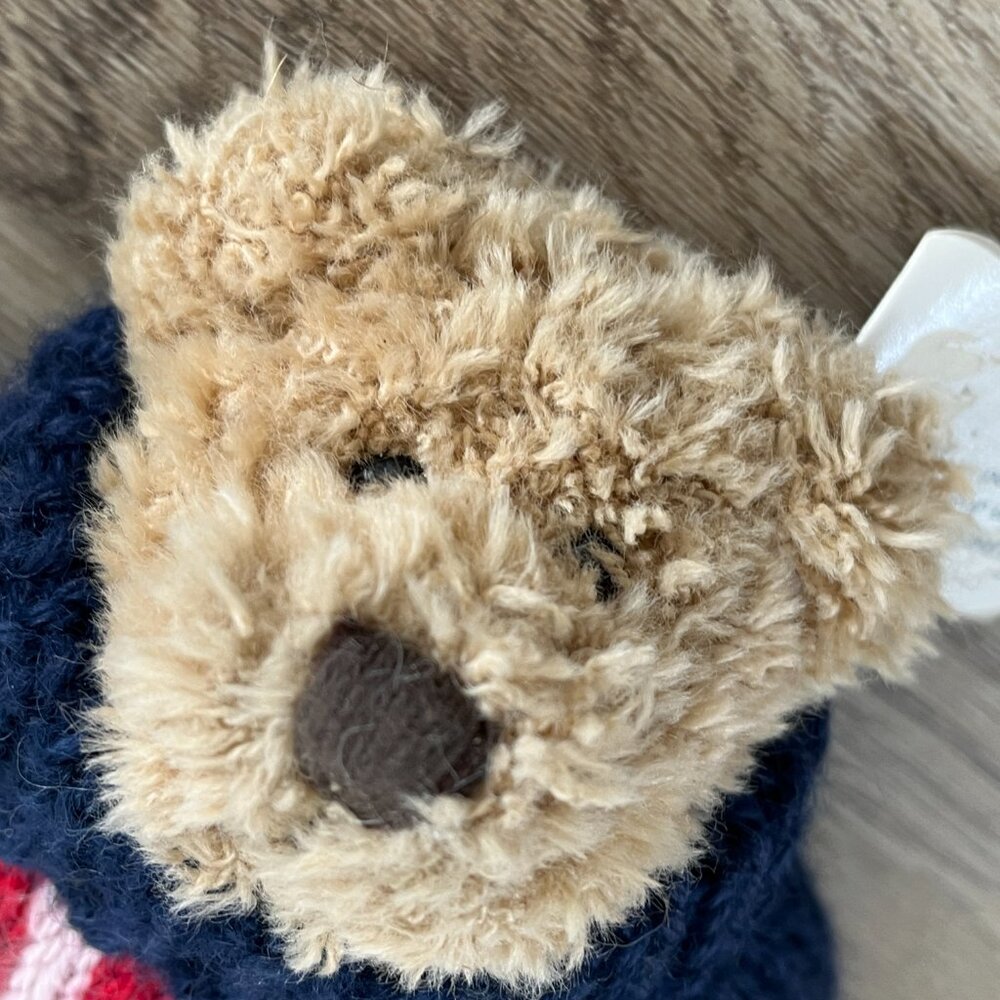 Unipak USA Bear Vintage New NWT brown red white blue